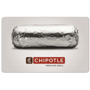 Chipotle $25 Gift Card