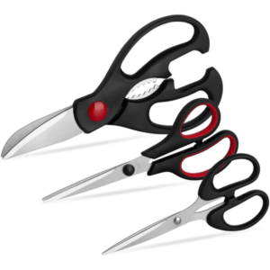 QtoiKce Kitchen Scissors 3 Pack